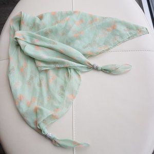 ☀️Bicycle Crystal Beaded Scarf